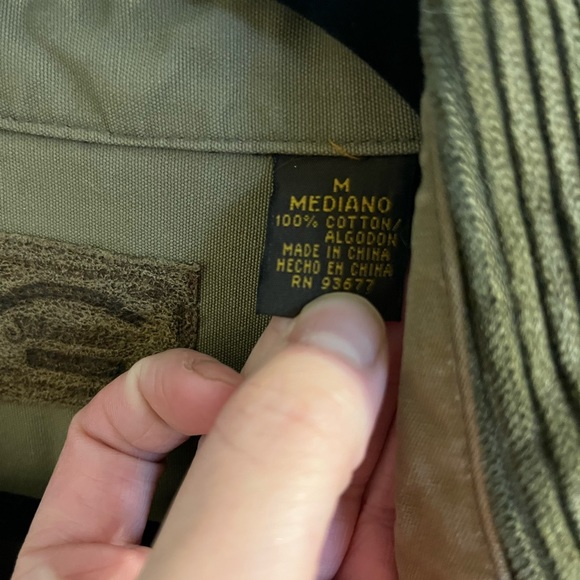 Vintage Green Corduroy Jacket SZ Medium - Picture 2 of 2